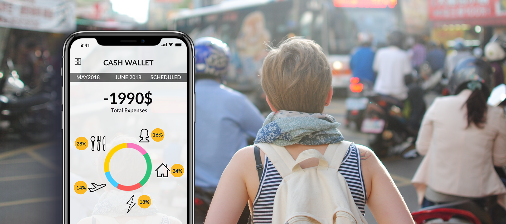 Travel app development banner img